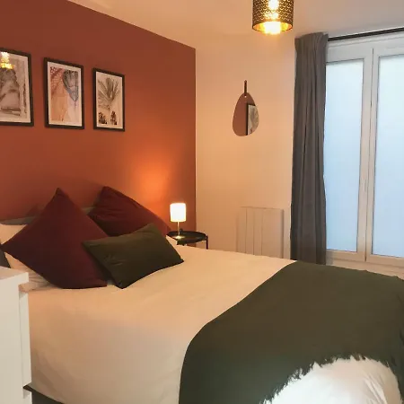 Magnifique Deux Pieces Mysecondhome Harfleur, Centre Historique, Wifi, Parking Apartman *