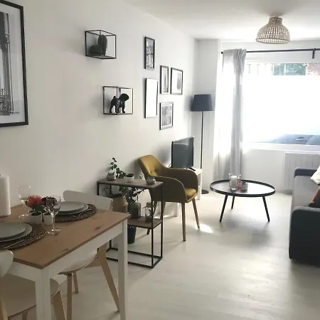 Magnifique Deux Pieces Mysecondhome Harfleur, Centre Historique, Wifi, Parking Apartman *